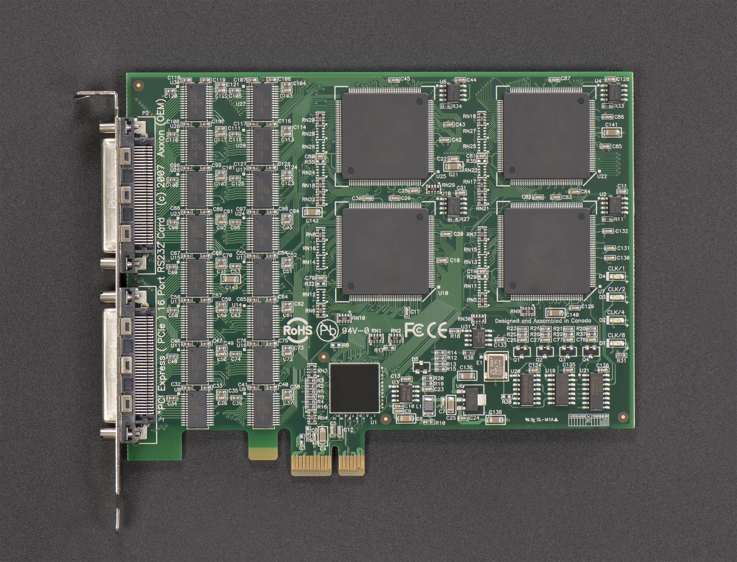 LF729KB PCI Express (PCIe) 16S High Speed RS232 Serial Host