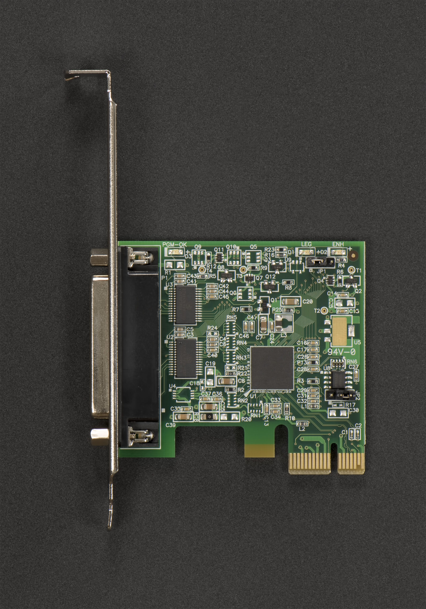 LF808KB Native PCI Express Dual High Speed RS232 Serial Host