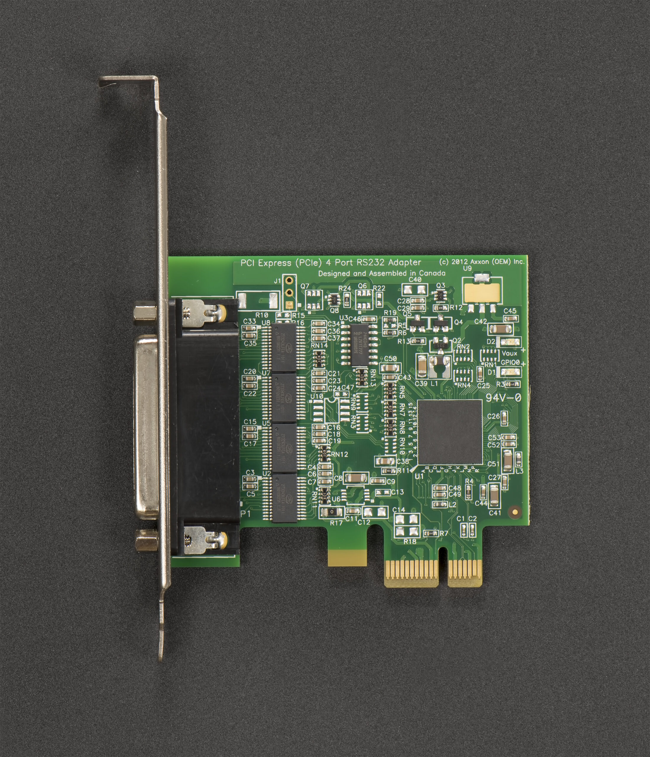 LF816KB Native PCI Express (PCIe) 4S High Speed RS232 Serial Host
